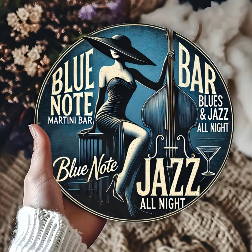 Blue Note Jazz Martini Bar Sen - Vintage Collectible Plates ulasan dan harga