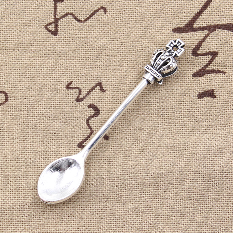 8 Buah Mahkota Sendok Dapur Ji - Vintage Collectible Spoons ulasan dan harga