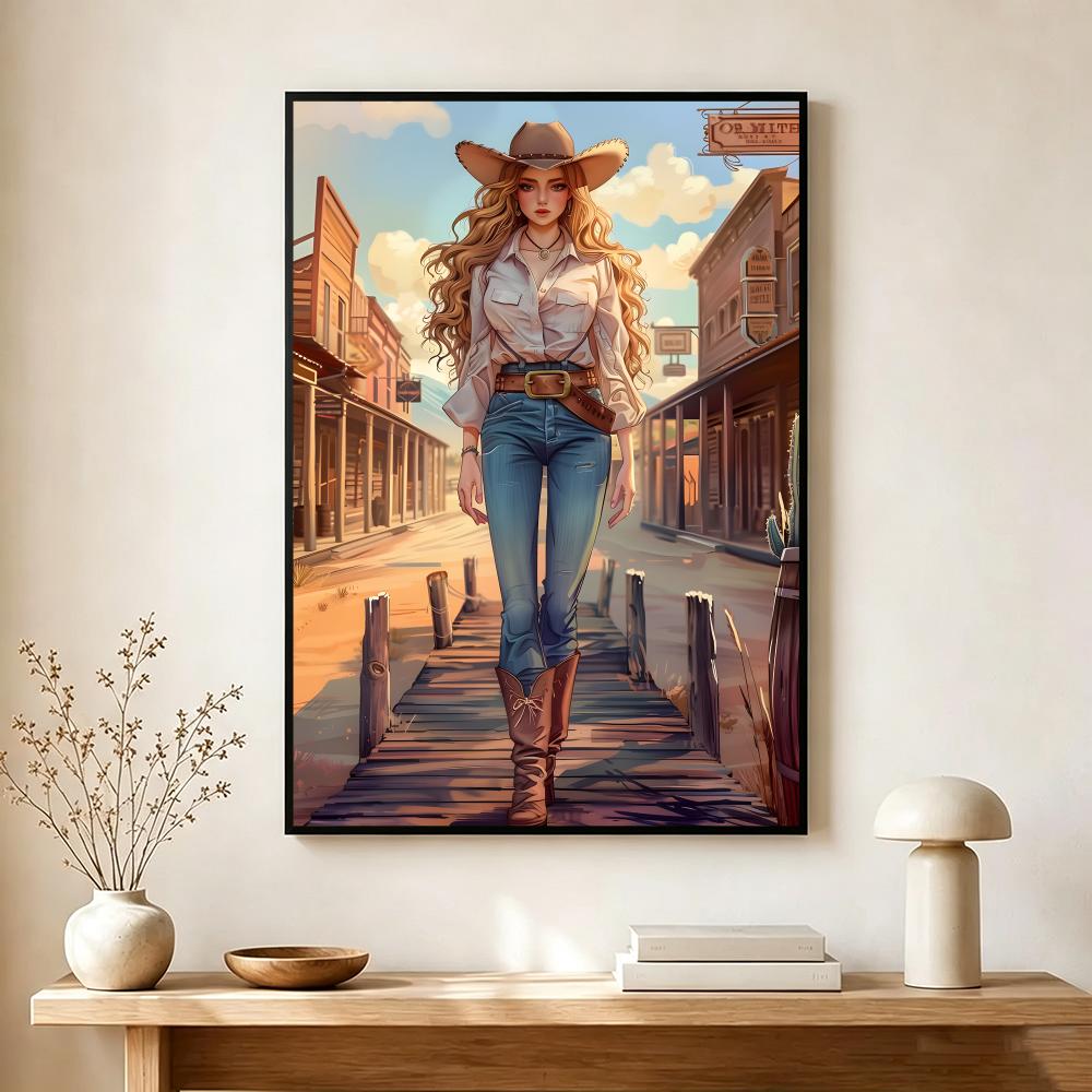 Poster Bertema Koboi Klasik, D - Vintage Collectible Posters ulasan dan harga