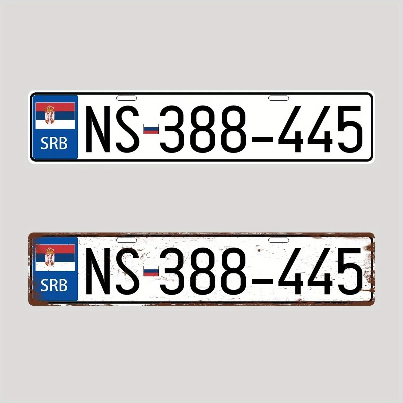 Plat Nomor Retro Serbia yang D - Vintage Collectible Plates ulasan dan harga